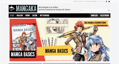 Desktop Screenshot of mangaka.de